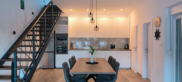 Villa | Private kitchen | Microwave, espresso maker, electric kettle, freezer - Villa Raslina View (Sibenik)