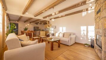 Villa | Living room | Fireplace
