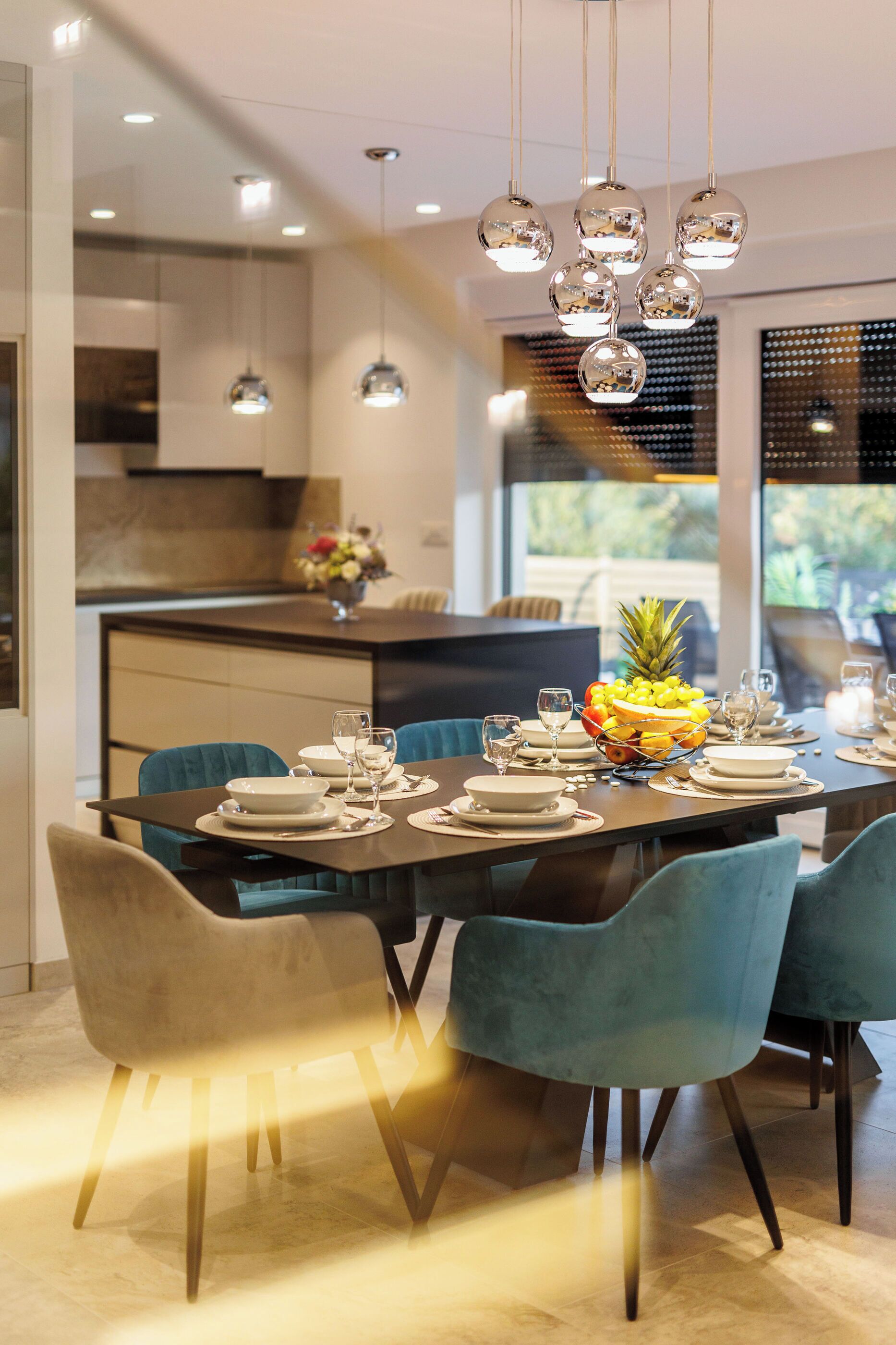 Villa | Private kitchen | Fridge, microwave, oven, stovetop