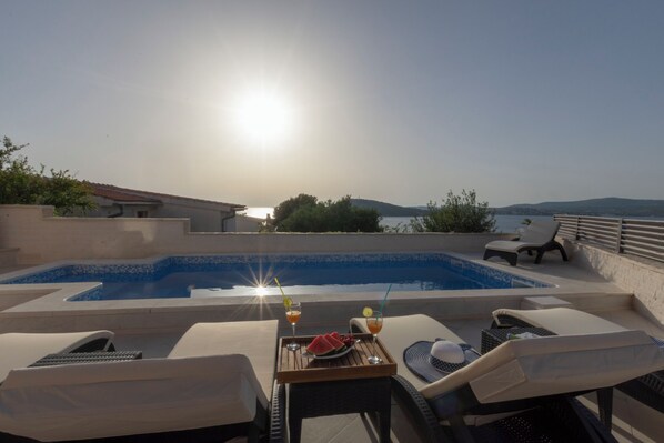 Außenpool, beheizter Pool