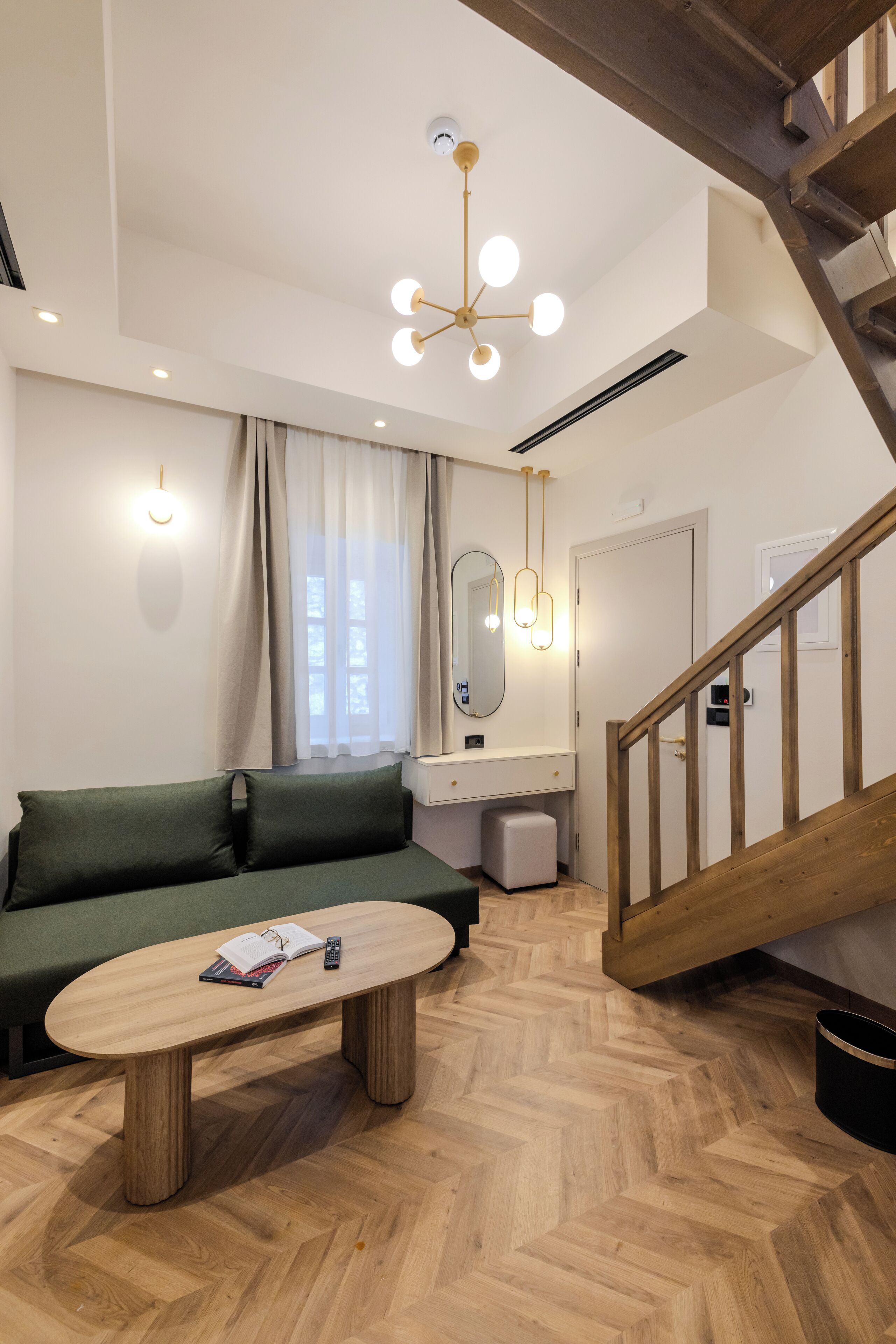 City-suite - ikke-ryger - delvis havudsigt | Opholdsområde