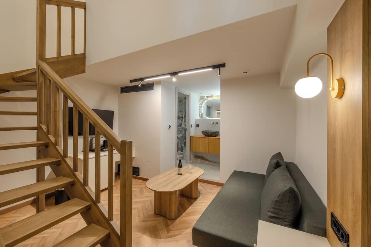 Superior-suite - ikke-ryger - udsigt til gårdsplads | Opholdsområde