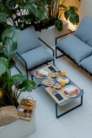 Kontinental frokost er inkludert hver dag