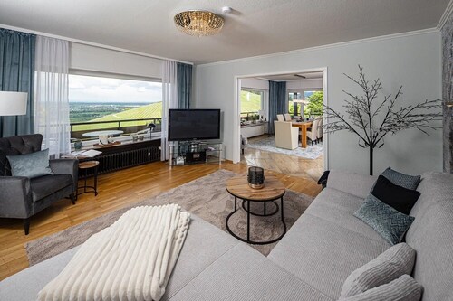 Maison de vacances panoramique près de Baden-Baden et de la Forêt-Noire, vue sur le Rhin