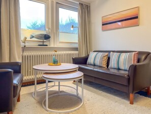 TV, books, stereo - Vacation apartment Eldorado Leechtje (Norddorf)