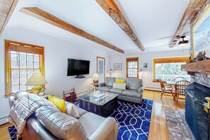 House (4 Bedrooms) | Interior - 4BR House, Steps to Beach w/ Deck, W & D & Puzzles (North Truro)