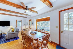 House (4 Bedrooms) | Interior - 4BR House, Steps to Beach w/ Deck, W & D & Puzzles (North Truro)