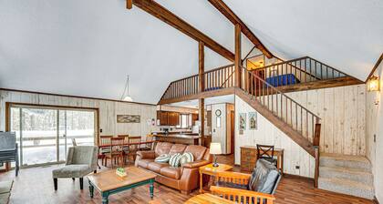 Pere Marquette Riverfront Cabin w/ Fishing Access