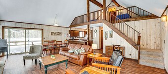 Pere Marquette Riverfront Cabin w/ Fishing Access