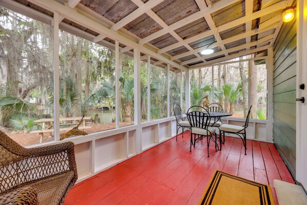 House (1 Bedroom) | Front of property - Bass Fishing Paradise w/ Shared Dock in Hawthorne! (Hawthorne)