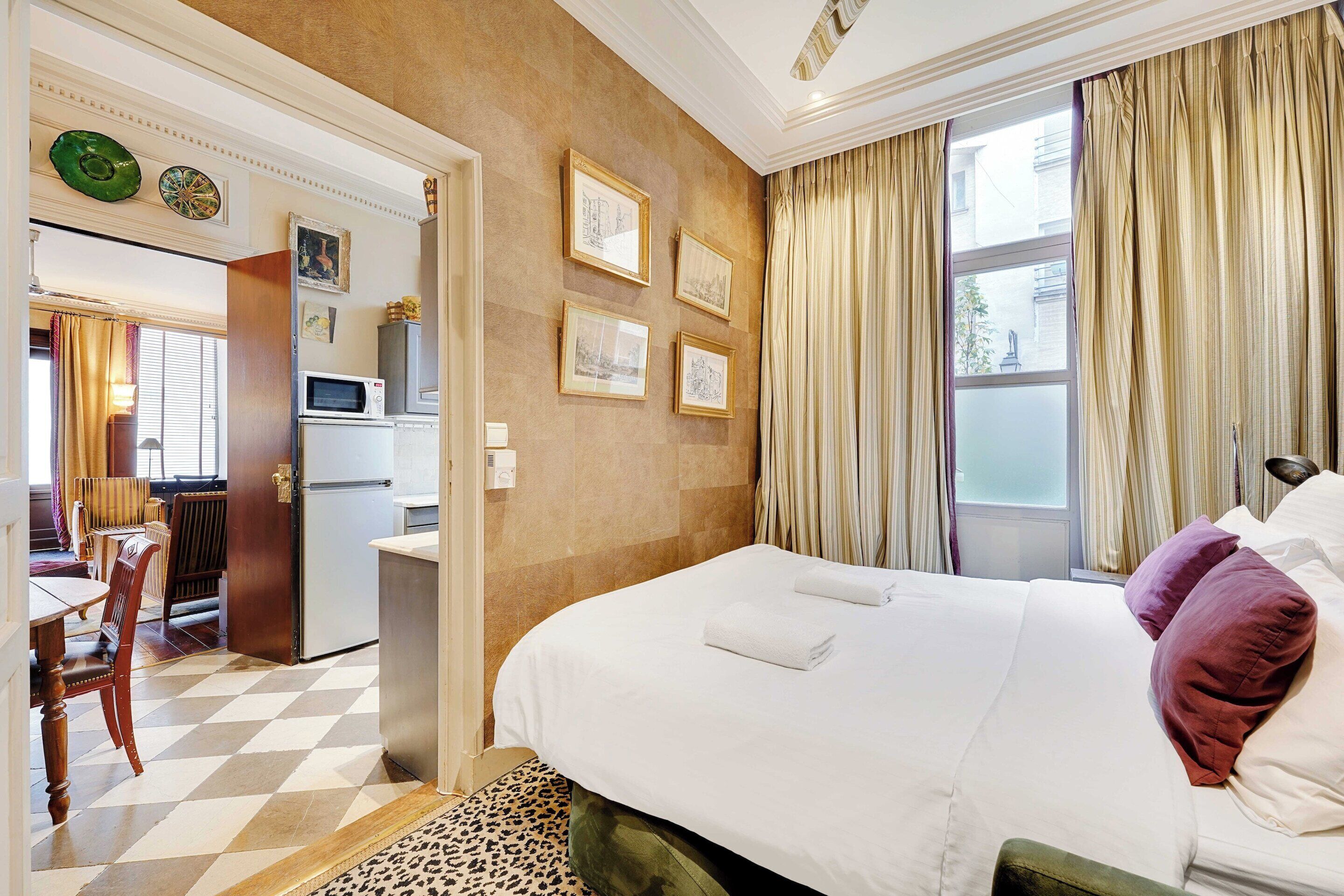 Apartamento | 1 quarto, ferros/tábuas de passar roupa, roupa de cama