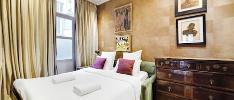 Apartamento | 1 quarto, ferros/tábuas de passar roupa, roupa de cama