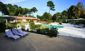 Outdoor pool - Apartment by Lake Parentis With Pool (Parentis-en-Born)