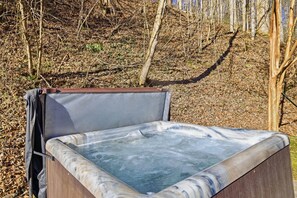 Ferienhütte, 3 Schlafzimmer | Außen-Whirlpool