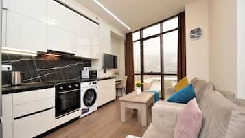 Condo, City View | Living area