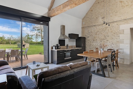 Interior. Renovated Country House in Peaceful Countryside Setting