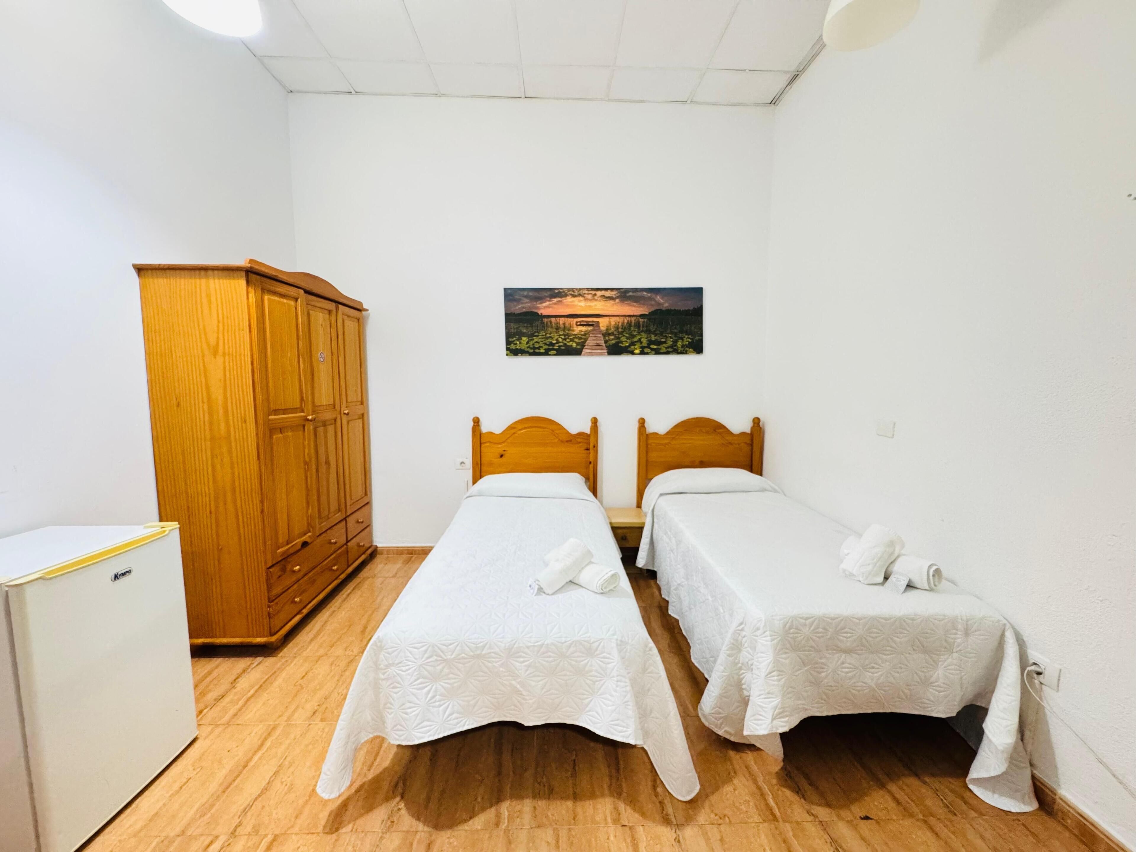 1 habitación, internet y ropa de cama 