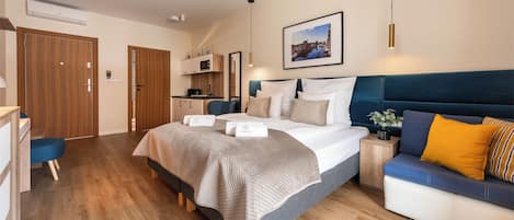 豪華開放式客房, 城市景觀 | 起居區