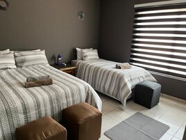 Habitación Deluxe con 1 cama doble o 2 individuales | Tabla de planchar con plancha y wifi gratis
