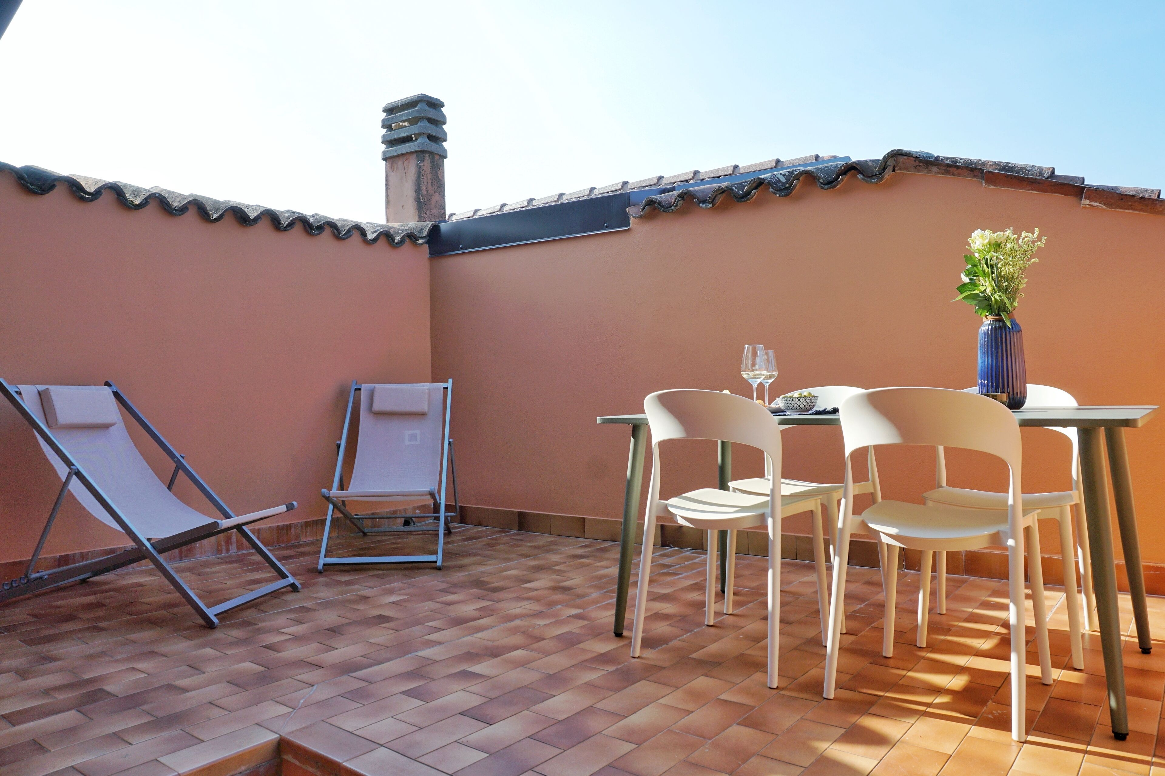 Appartement Deluxe, vue lac | Terrasse/Patio