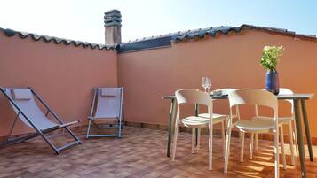 Appartement Deluxe, vue lac | Terrasse/Patio