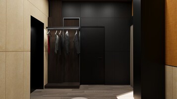 Minibar, in-room safe, desk, laptop workspace