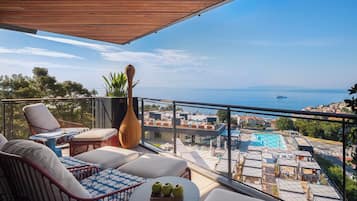 Family Apartment for 5 persons with sea view balcony | Terrasse/Patio