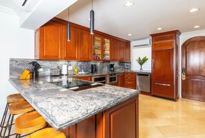 Fridge, microwave, oven, stovetop - Luxury Villa #16 at The Palms Private Residences -Playa Flamingo, Costa Rica (Flamingo)
