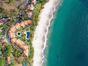 On the beach, sun-loungers, beach towels - Luxury Villa #16 at The Palms Private Residences -Playa Flamingo, Costa Rica (Flamingo)