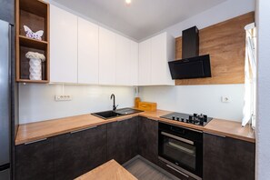 Apartment | Private kitchen - Quiet Meterize Apartment Near Zadar (Sibenik)