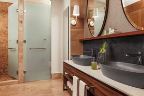 Haartrockner, Handtücher, Seife, Toilettenpapier