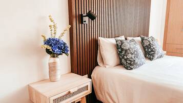 Een strijkplank/strijkijzer, gratis wifi