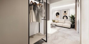 Deluxe Quadruple Room | Living area - Coralli Beachfront (Rhodes)