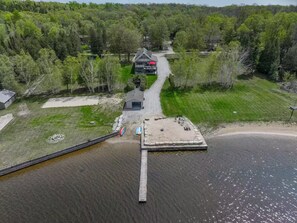 Exterior - Jacks Lakeside Retreat with Hot Tub & Dock in Barrow Bay (Lion's Head)