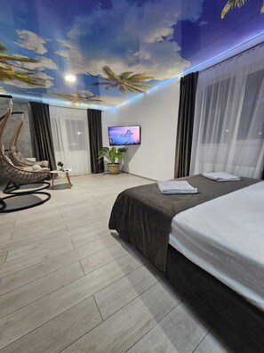 Fer et planche à repasser, Wi-Fi, draps fournis