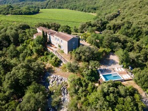 Exterior - Holiday Home with Pool and Private River Beaches for 10 – Les Hauts d'Issensac, Hérault (Causse-de-la-Selle)