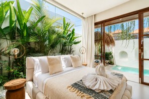 1 bedroom, iron/ironing board, free WiFi, bed sheets - Pererenan 1BR Villa w/ Pool • Beach & Cafés (Badung Regency)