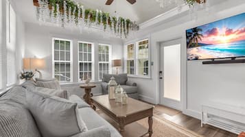 Condo, 1 King Bed with Sofa bed (La Barra #101) | Living area
