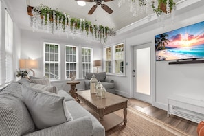 Condo, 1 King Bed with Sofa bed (La Barra #101) | Living area - La Barra #101 (St. Pete Beach)
