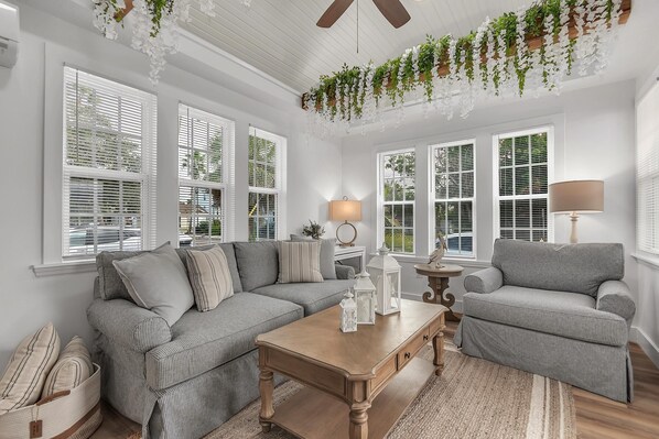 Condo, 1 King Bed with Sofa bed (La Barra #101) | Living area - La Barra #101 (St. Pete Beach)