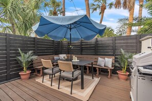 Condo, 1 King Bed with Sofa bed (La Barra #103) | Outdoor dining - La Barra #103 (St. Pete Beach)