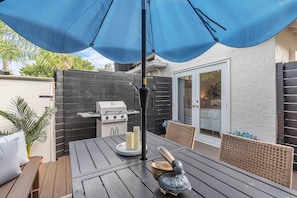 Condo, 1 King Bed with Sofa bed (La Barra #103) | Outdoor dining - La Barra #103 (St. Pete Beach)