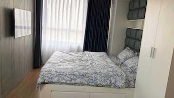 グランド スイート 1 ベッドルーム クラブラウンジ利用可 シティビュー | エジプト綿のシーツ、高級寝具、羽毛の掛け布団、低反発ベッド