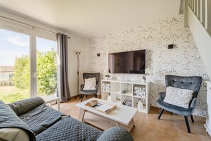 Televisie en een tafeltennistafel