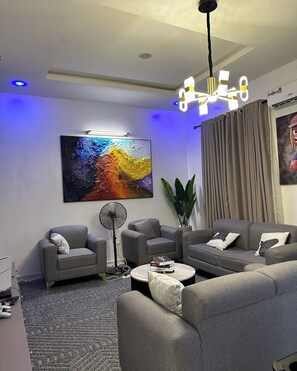 Family Room, Balcony, City View | Living area - Iri Diplomatic Resorts (Abuja)