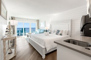 Iron/ironing board, free WiFi, bed sheets - Stunning Gulf Front Studio w/ Beach Service for 2, Islander Beach Resort 404 (Fort Walton Beach)