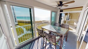 Outdoor dining - Stunning Gulf Views ST 2043 with Free Beach Service for 2 (Destin)