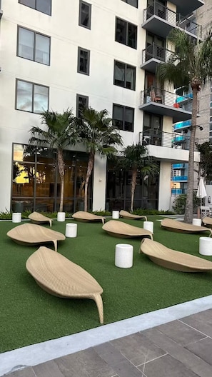 Property grounds - Bright studio apartment in downtown Miami (Miami)