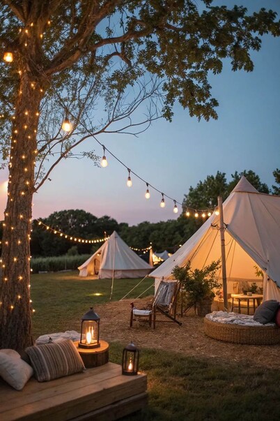 Warrior at Namastay Glamping Retreat