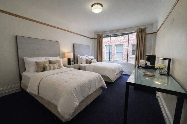 Chambre Double pour 1 personne, 2 lits doubles, non-fumeur